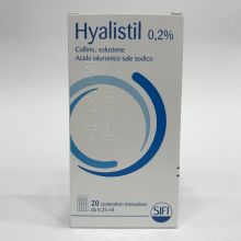 Hyalistil Collirio 20 Flaconcini 0,25ml Colliri e Pomate Oftalmiche Idratanti 