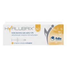 Hyalubrix 60 Una Siringa 60mg 4ml Infiltrazioni per ginocchio e articolazioni 