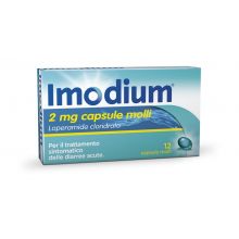 Imodium 12 Capsule Molli Da 2mg Farmaci Antidiarroici 