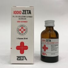 Iodio Zeta Soluzione alcolica 20ml 7%/5% Disinfettanti per la cute 