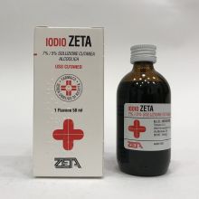 Iodio Zeta Soluzione alcolica 50ml 7%/5% Disinfettanti per la cute 
