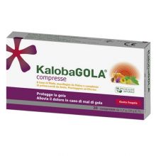 KalobaGola 20 Compresse Fragola  Prodotti per gola, bocca e labbra 