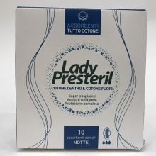 Lady Presteril Pocket Notte Ali 10 Pezzi Assorbenti 