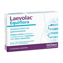 Laevolac Equiflora 20 compresse masticabili Fermenti lattici 