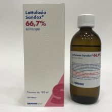 Lattulosio Sandoz Sciroppo 66,7% Flacone 180ml Lassativi 