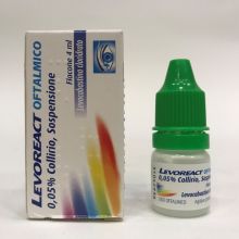 Levoreact Oftalmico Collirio 4 ml 0,5 mg Colliri antistaminici 