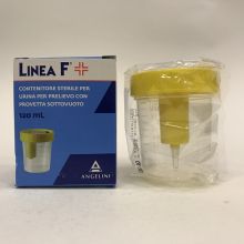 Linea F Raccoglitore Urina con sottovuoto 120ml Alimentazione e integratori 