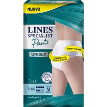 Lines Specialist Pants Unisex Plus 7 pezzi Taglia M Pannoloni per anziani 