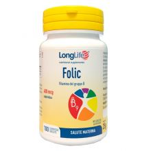 LongLife Folic 400mcg 100 Compresse Gravidanza e allattamento 