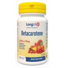 Longlife Betacarotene 30 Compresse Integratori per la Pelle 