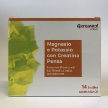 Magnesio e Potassio Con Creatina 14 bustine Pensa Integratori Sali Minerali 