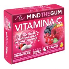 Mind The Gum Vitamina C Frutti Rossi 18 Gomme Vitamina C 