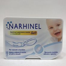 Narhinel Aspiratore nasale Soft con 2 Ricambi Aspiratori nasali e ricambi 