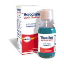 Neoborocillina Gola Dolore Collutorio 160 ml Antinfiammatori e anestetici per la bocca 