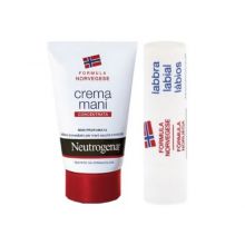 Neutrogena Crema Mani Senza Profumo 75ml + Lipstick Prodotti per piedi e mani 