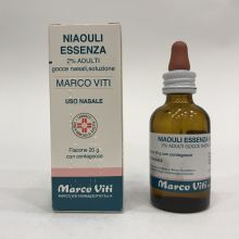 Niaouli Essenza Marco Viti 2% Gocce 20 g  Farmaci Per Naso Chiuso E Naso Che Cola 