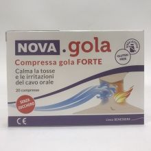 NOVA GOLA CPR GOLA FORTE 20CPR Prodotti per gola, bocca e labbra 