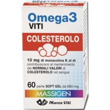 Omega 3 Viti Colesterolo 60 perle Omega 3, 6 e 9 