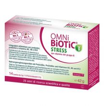 Omni Biotic Stress con Vitamine del Gruppo B 14 Bustine Fermenti lattici 