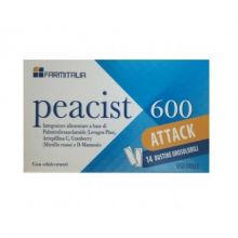 Peacist 600 Attack 14 Bustine  Per le vie urinarie 