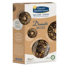 Piaceri Mediterranei Donuts Nocciole 90g Dolci senza glutine 