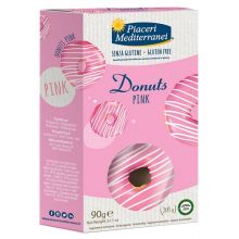 Piaceri Mediterranei Donuts Pink 90g Dolci senza glutine 