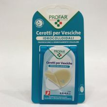 Profar Cerotti Idrocolloidali per Vesciche 6,9x4,4cm 5 Pezzi Cerotti 