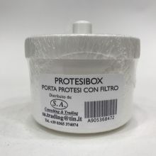 Protesibox Porta protesi con filtro 1 Pezzo Prodotti per dentiere e protesi dentarie 