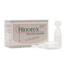 RINOREX DOCCIA CON BICARBONATO 15FLACONCINIX5ML Soluzioni per aerosol 