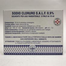Sodio cloruro 0,9% 5 Fiale 10ml Soluzioni fisiologiche 