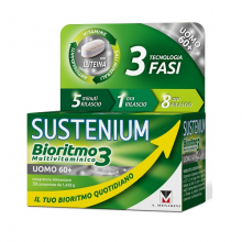 Sustenium Bioritmo3 Multivitaminico Uomo 60+ 30 Compresse Tonici e per la memoria 