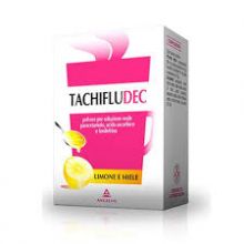 Tachifludec 10 Bustine Limone E Miele  Farmaci per curare  raffreddore e influenza 