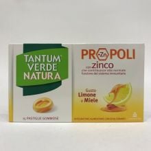 Tantum Verde Natura 15 Pastiglie Gommose Limone e Miele Prevenzione e benessere 