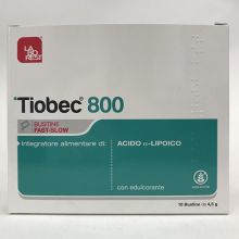 Tiobec 800 10 Bustine Fast-Slow Antiossidanti 