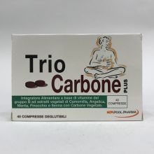 Trio Carbone Plus 40 Compresse Digestione e Depurazione 