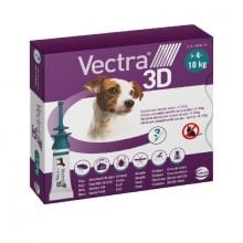 Vectra 3D Spot On Verde per Cani da 4-10kg 3 pipette Antiparassitari 