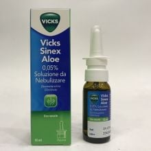 Vicks Sinex Aloe Soluzione Da Nebulizzare 15 ml 0,05% Farmaci Per Naso Chiuso E Naso Che Cola 