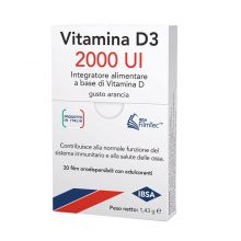 Vitamina D3 2000 UI 30 film orodispersibili Vitamina D 