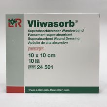 VLIWASORB Medicazione Superassorbente 10x10cm x 10 pz. STERILE Medicazioni avanzate 