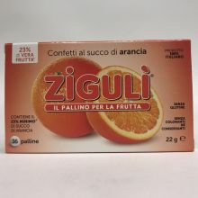 Zigulì Arancia 36 Palline Caramelle e gomme da masticare 