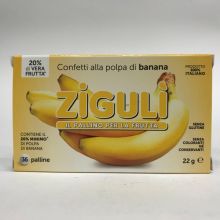 Zigulì Banana 36 Palline Caramelle e gomme da masticare 