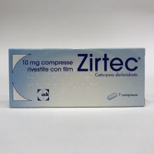 Zirtec 7 Compresse Rivestite 10 mg  Farmaci Antistaminici 
