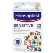 Hansaplast Kids Sensitive Animali 20 Pezzi